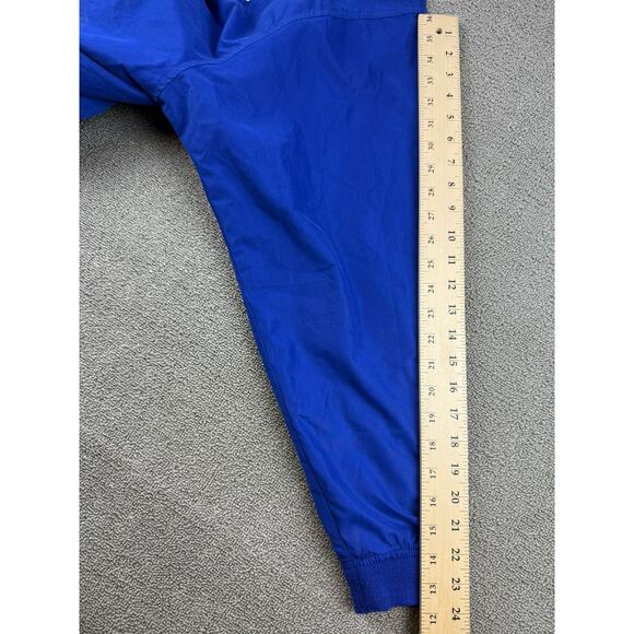 Vintage 1996 M&M Jacket Men's Medium Blue Embroidered Planet Mars Taiwan Made - Picture 8 of 10